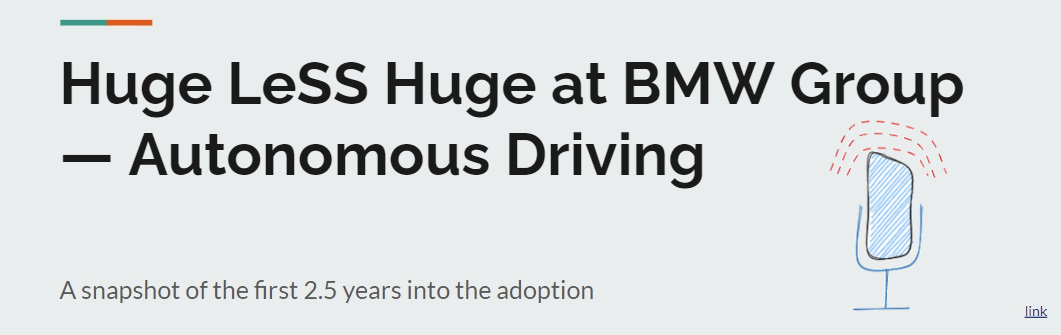 Huge LeSS Huge at BMW